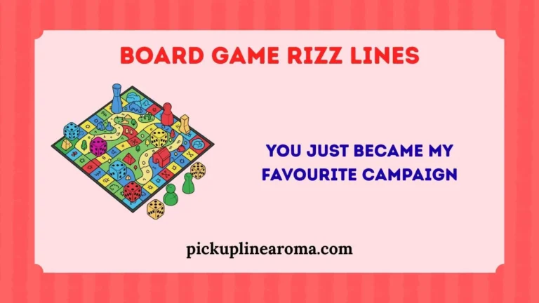 Board Game Rizz Lines
